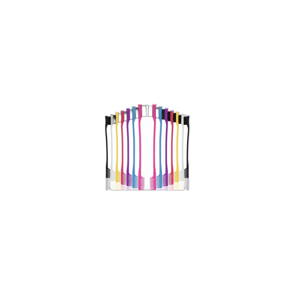 Escova E Pente Para Parte Frontal Do Cabelo Edge Control, Cores Sortidas