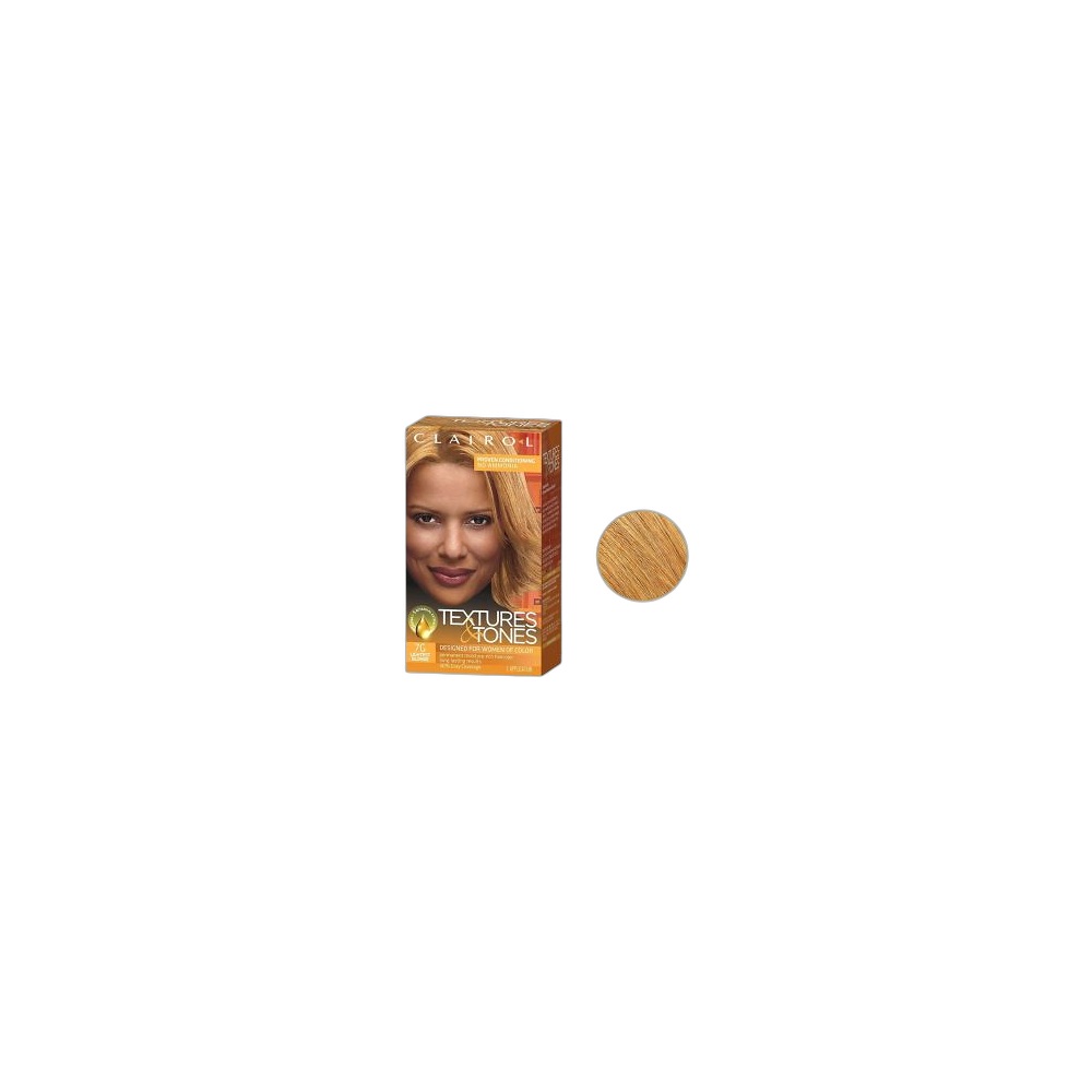 Tintas Clairol Sem Amónio Para Cabelos Com Textura, 7g Loiro Claro