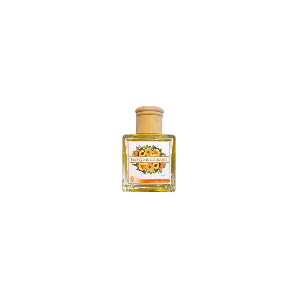 Difusor De Aromas De Pêssego E Damasco Com Varetas, 120 ml