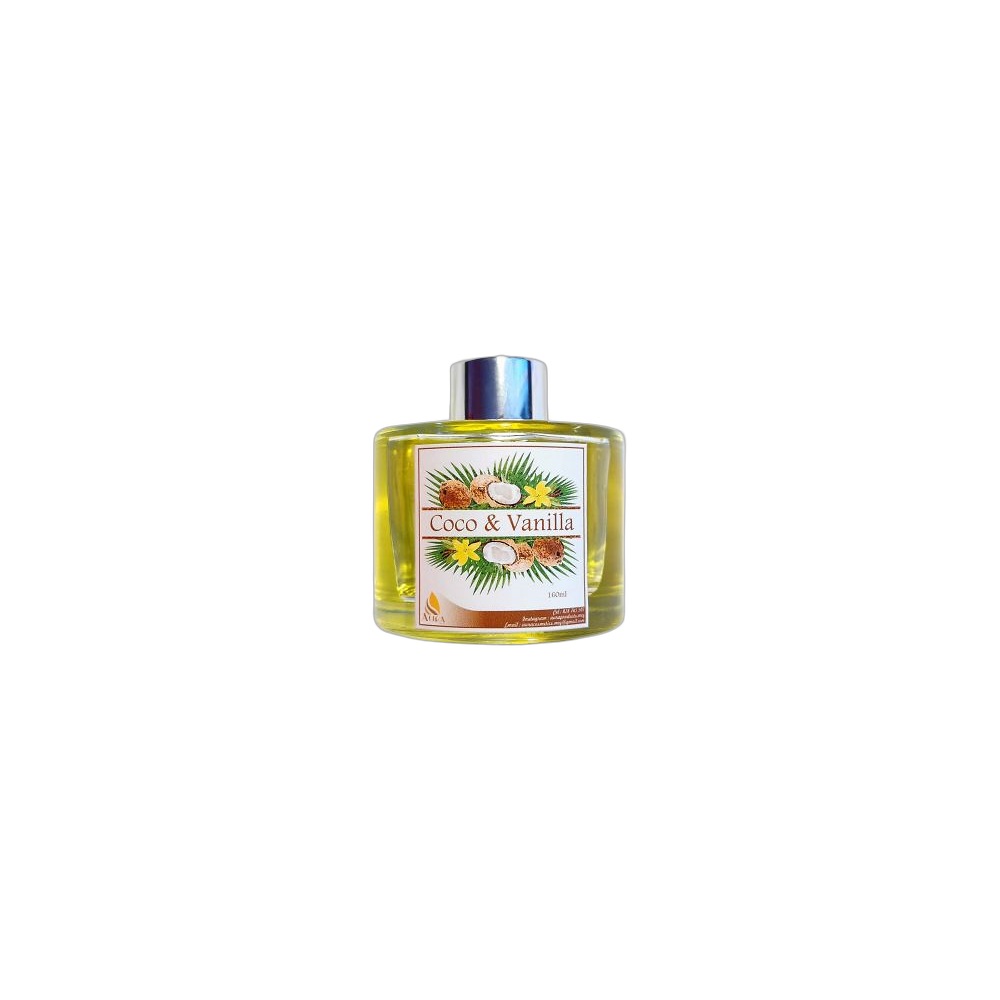 Difusor De Aromas De Coco E Vanilla Com Varetas, 160 ml