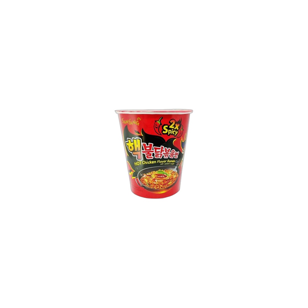 Massa Instantânea De Galinha 2X Picante Buldak Cup Ramen, 70 g