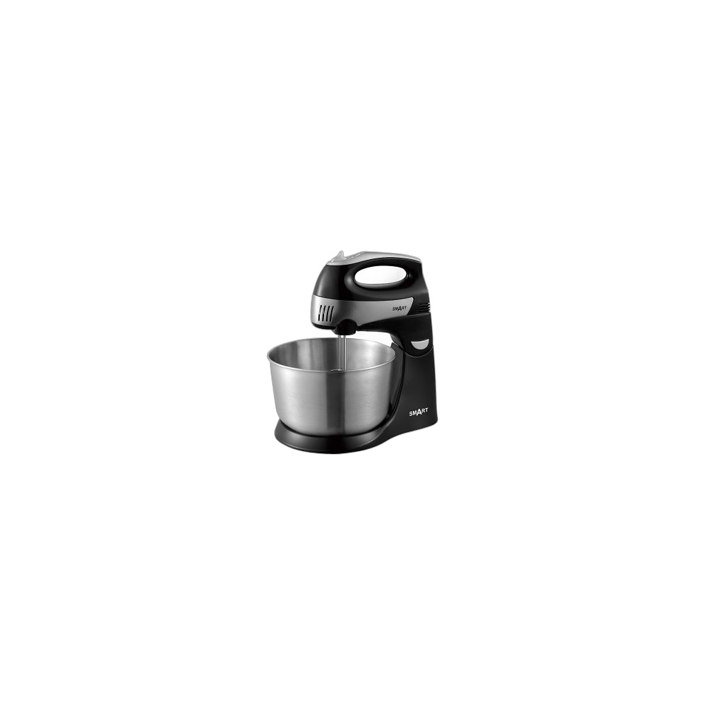 Batedeira Smart 5 Velocidades 300W Com Bacia Inox 4.3L, Preta