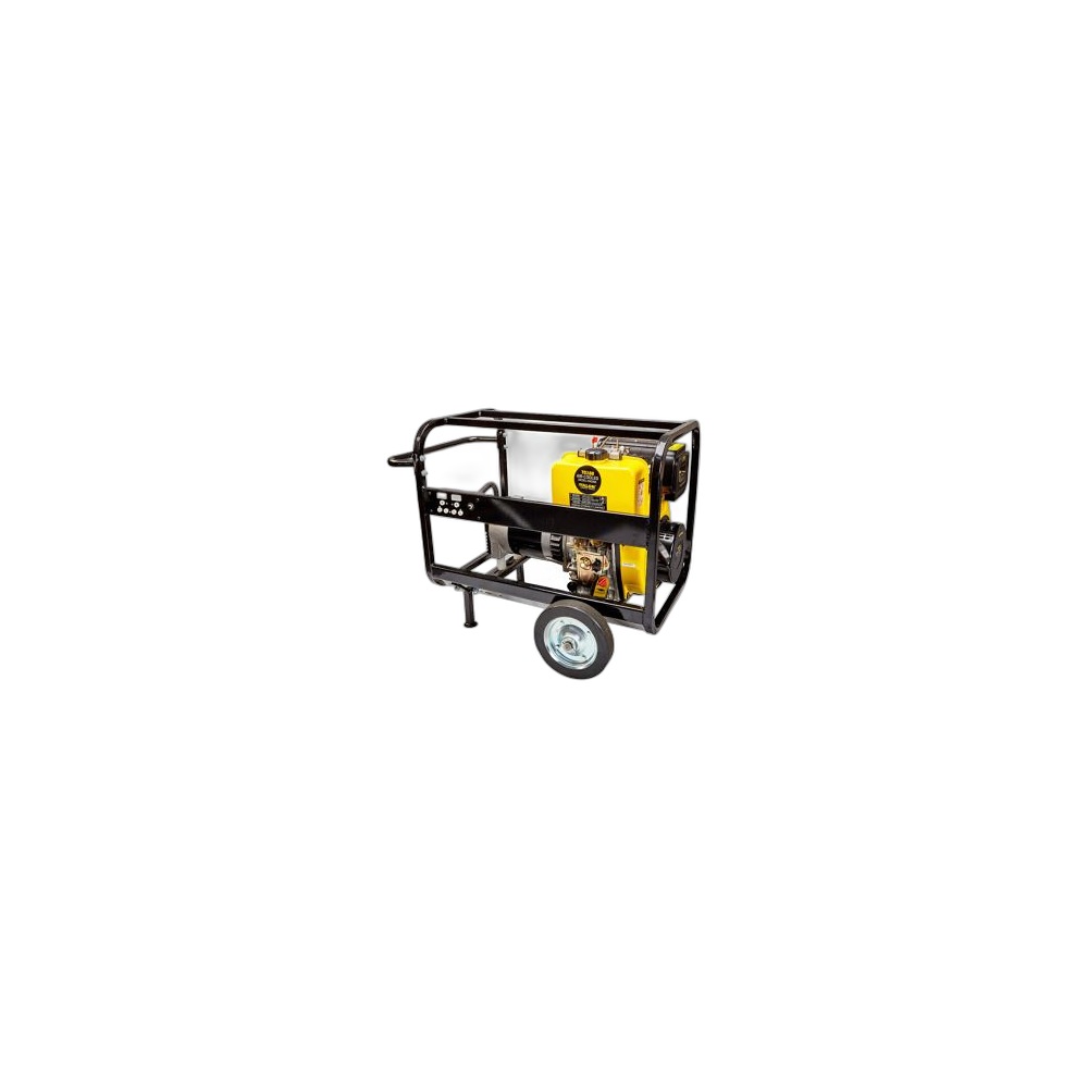 Gerador/Soldador 7Kva/200Amp Ea200 Diesel Talon Td188Fge E/Inicio Sincro , Trifásico (Inclui Kit De Rodas)