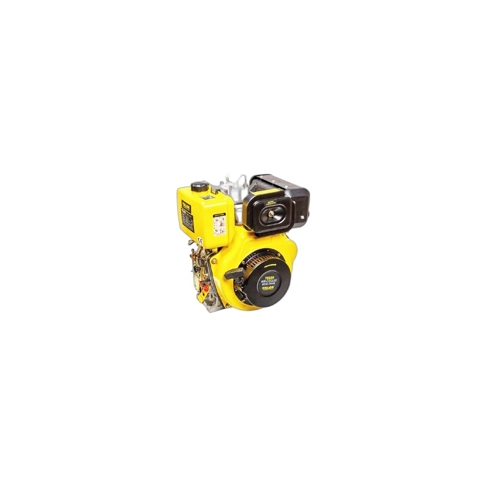 Motor 11Hp 24.4Mm, 1'' Chaveta Diesel Talon Eixo Paralelo Padrão, Inicio Recuo Gerador/ Betoneira