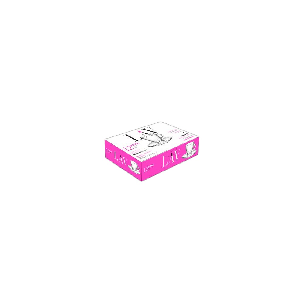 Chavenas Para Café Lav Roma, 6 X 95 ml