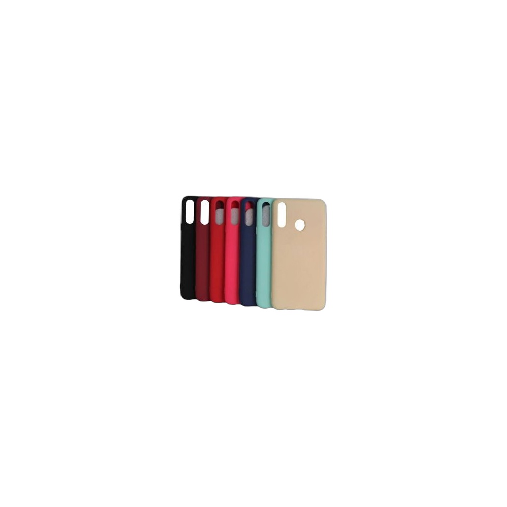 Capa Silicone Samsung Galaxy A20S, V Rias Cores-Vermelho