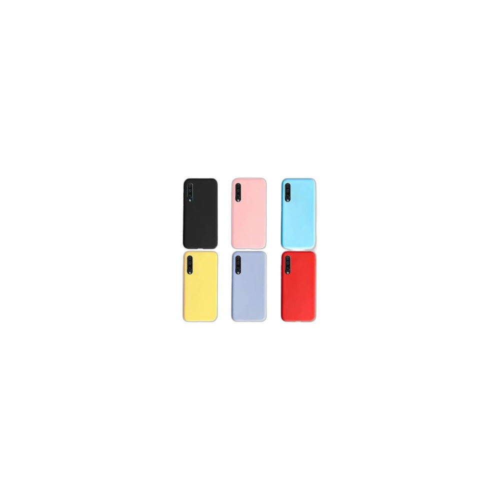 Capa Silicone Samsung Galaxy A50S, V Rias Cores-Rosa