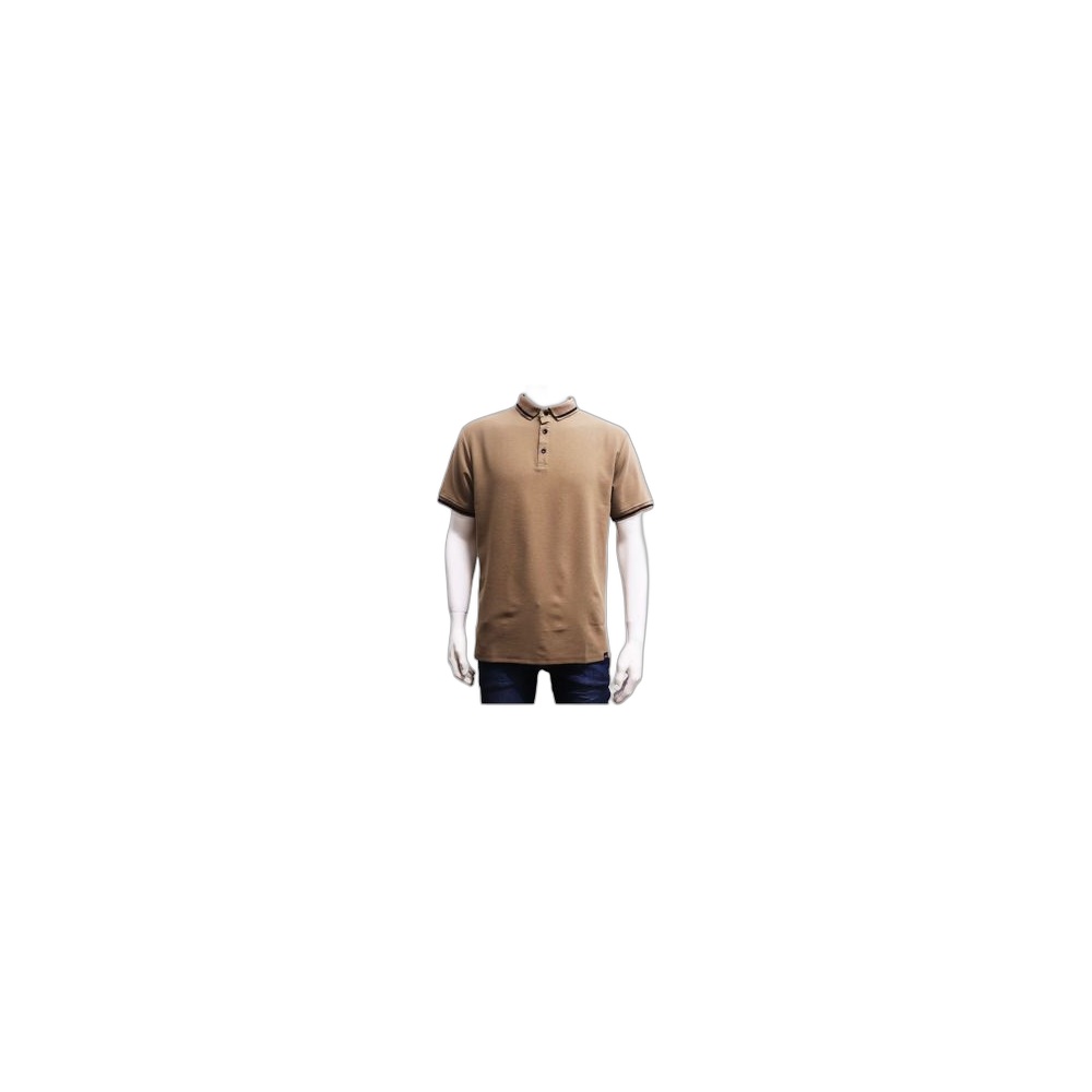 Camiseta Aiiz Com Gola, Castanha