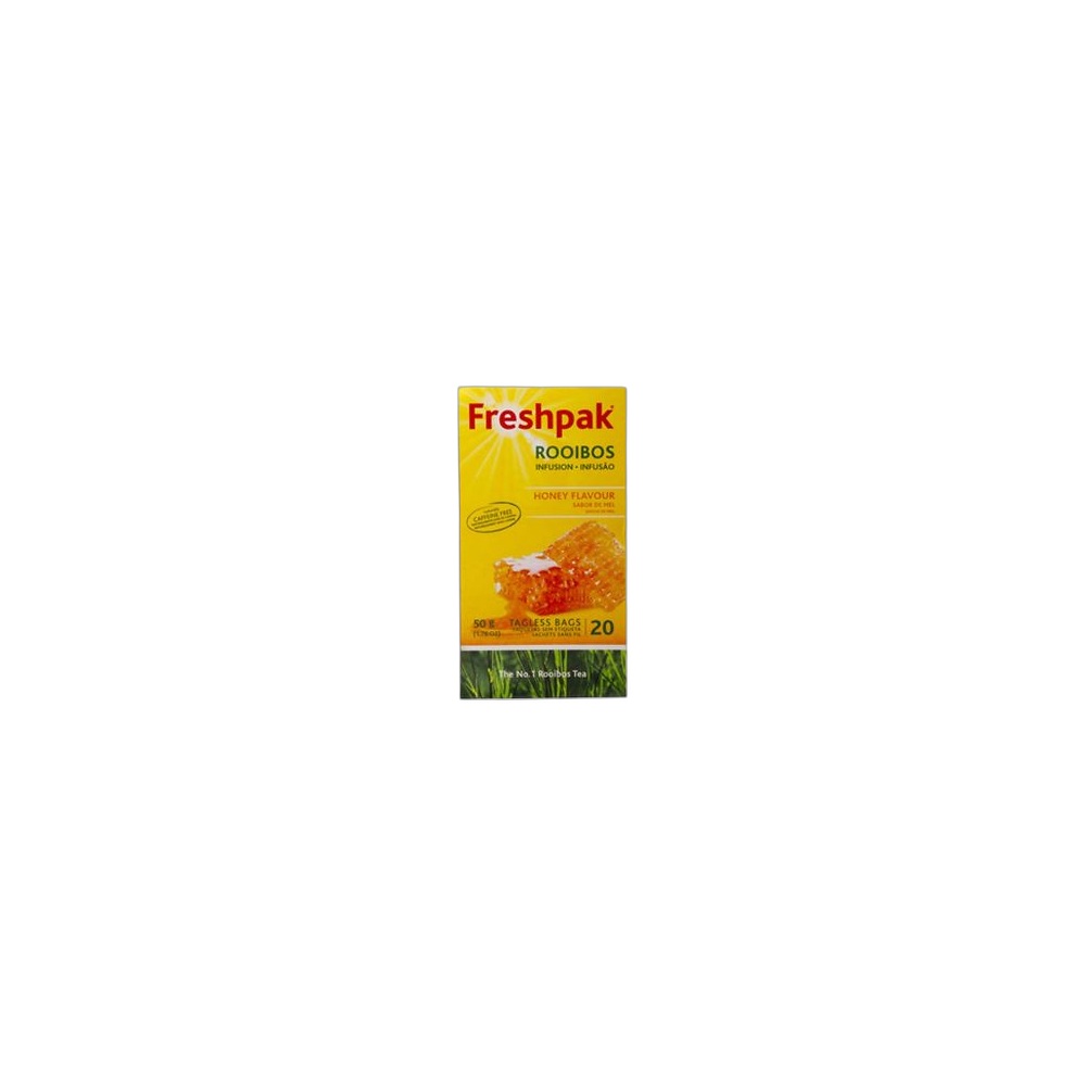 Chá Freshpak Rooibos Mel, 20 un