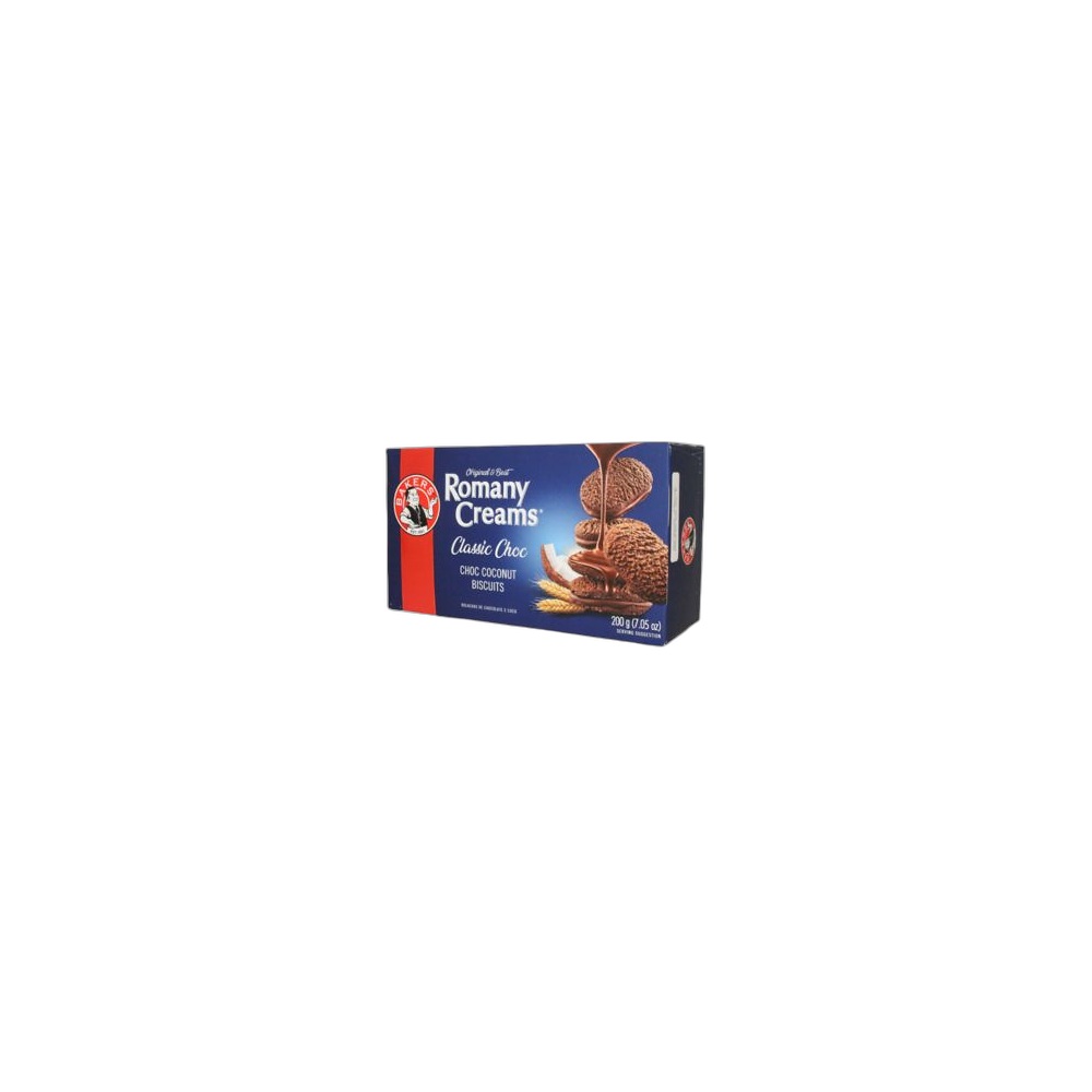 Bolachas Bakers Romany Creams Chocolate, 200 g