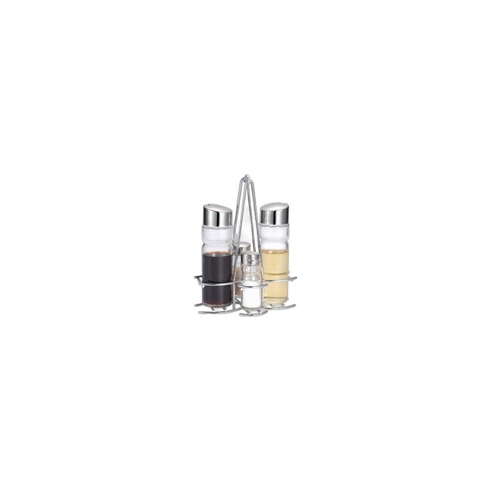 Galheteiro Inox Prestigio Micasa Glass (12/24), 4 Pcs