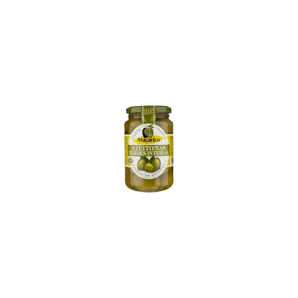 Azeitonas Verdes Inteiras Maçarico, 350 g