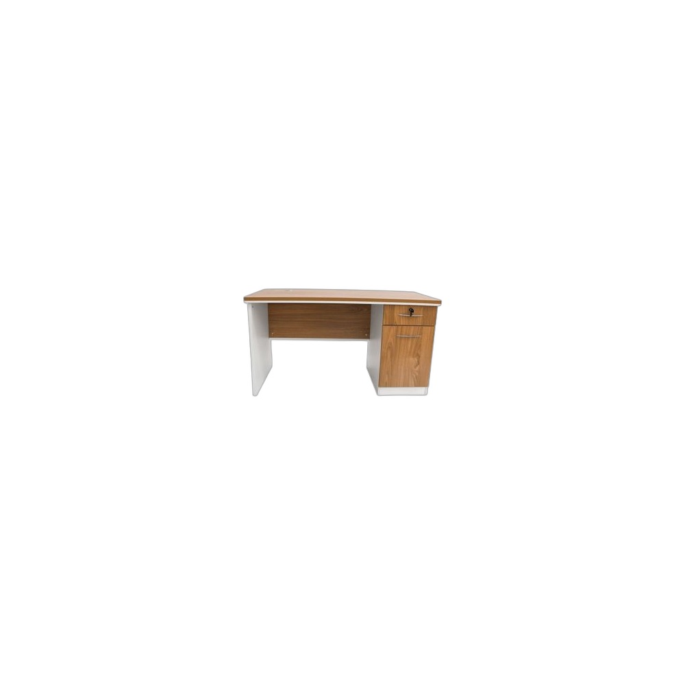 Mesa De Escritório Cameo S614, Castanho Branco