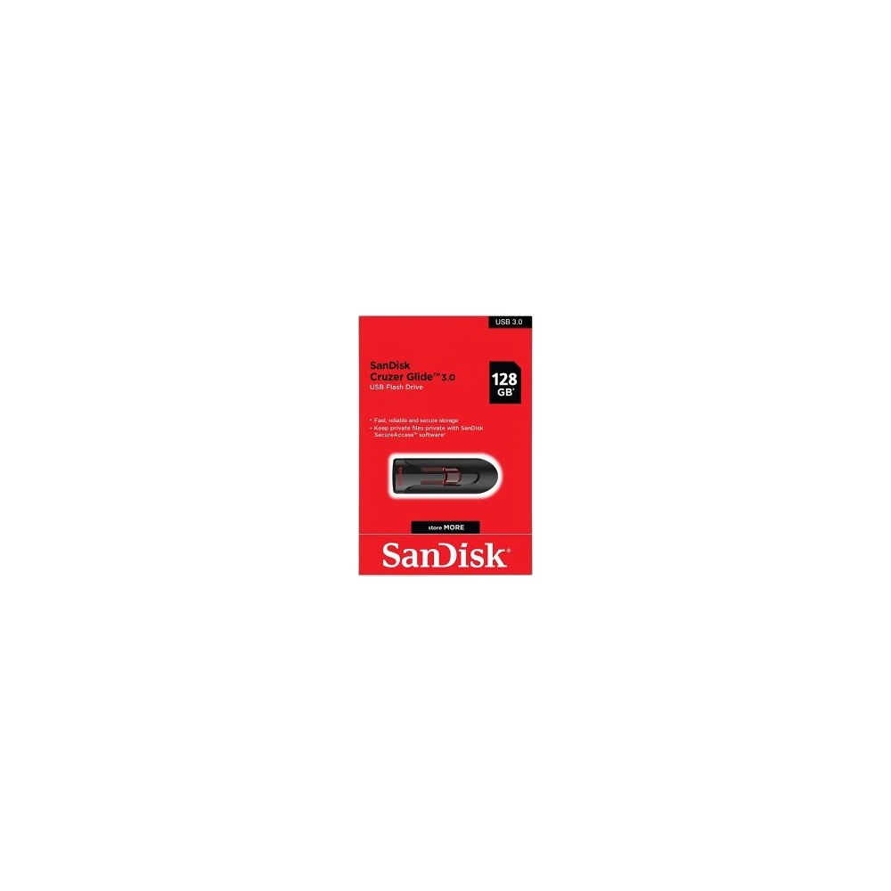 Flash Drive Sandisk Cruzer Glide, 128 Gb