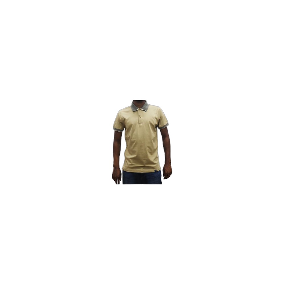 Camiseta Com Gola Aiiz, Beige