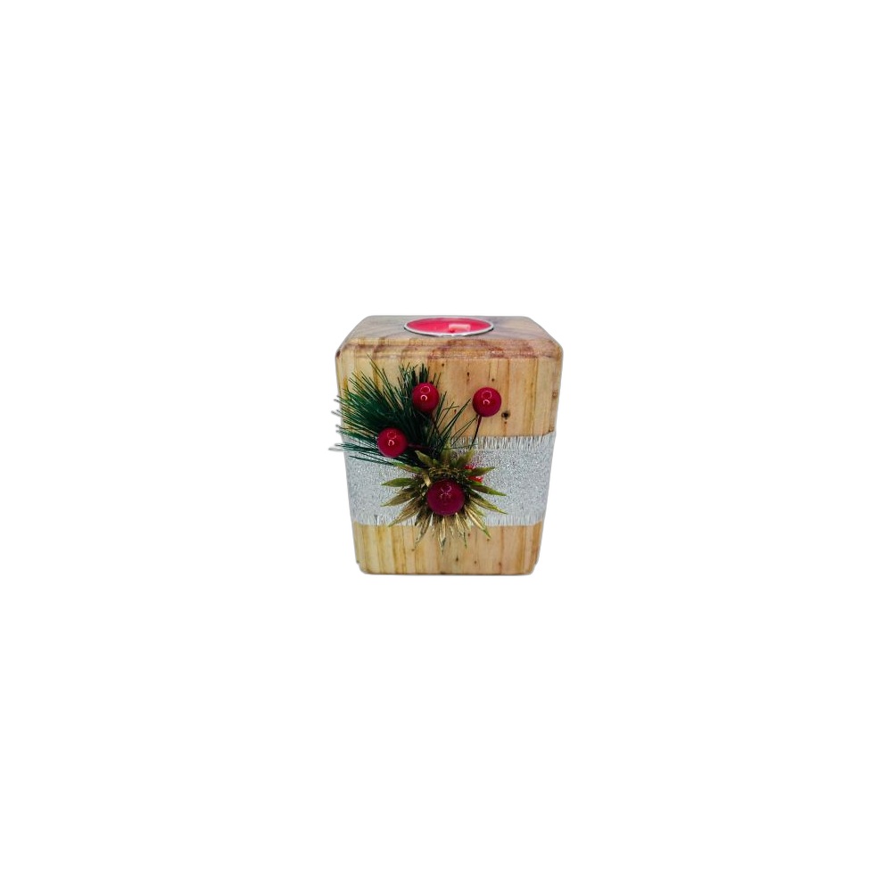 Castiçal De Madeira Para Velas, Modelo Iii