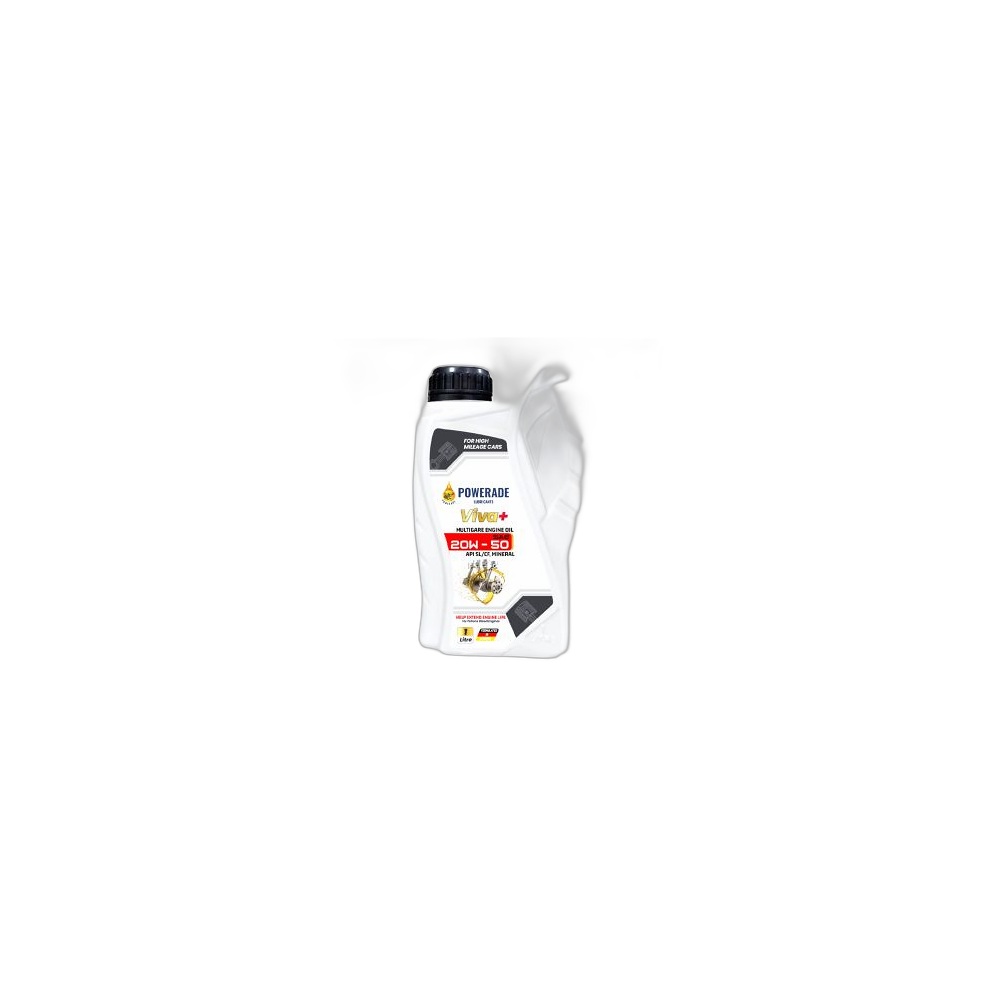 Óleo Powerade Viva + 20W-50, 4L