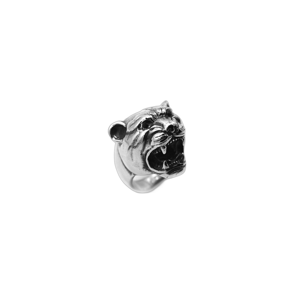 Anel Masculino Inox Silver 12246, Tamanho: 10