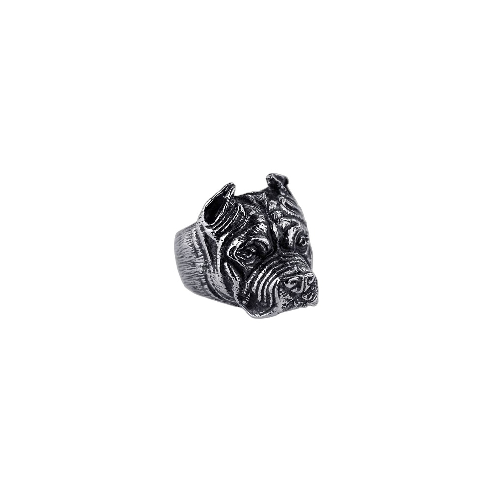 Anel Masculino Inox Silver 12253, Tamanho: 8