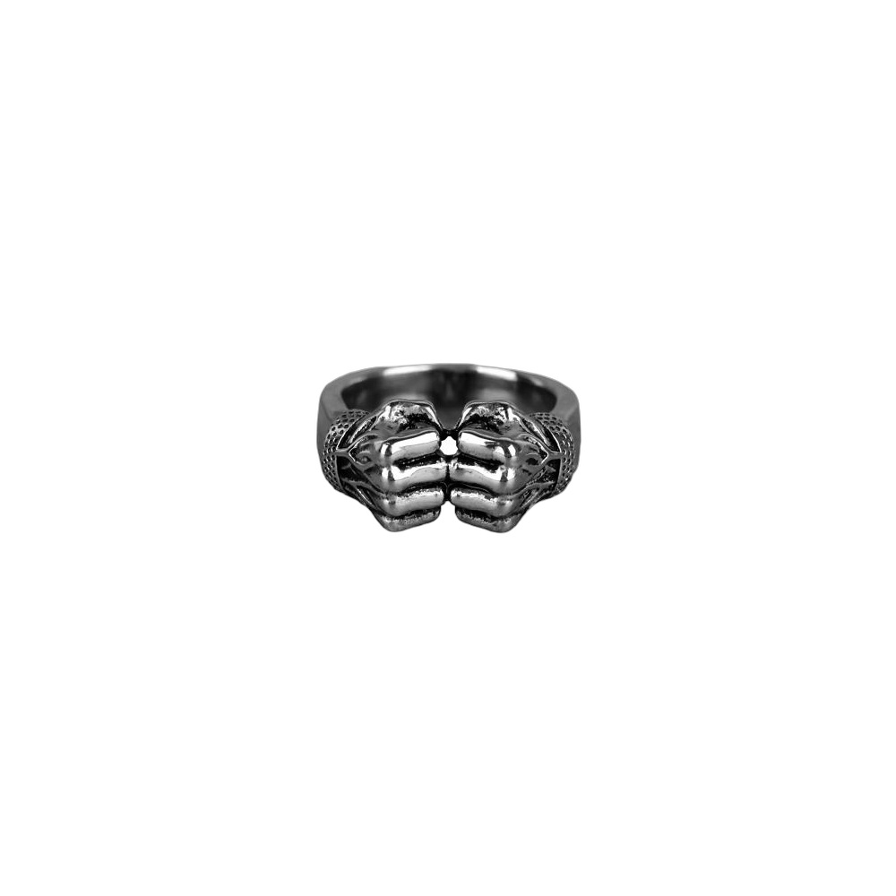 Anel Masculino Inox Silver 12254, Tamanho: 8