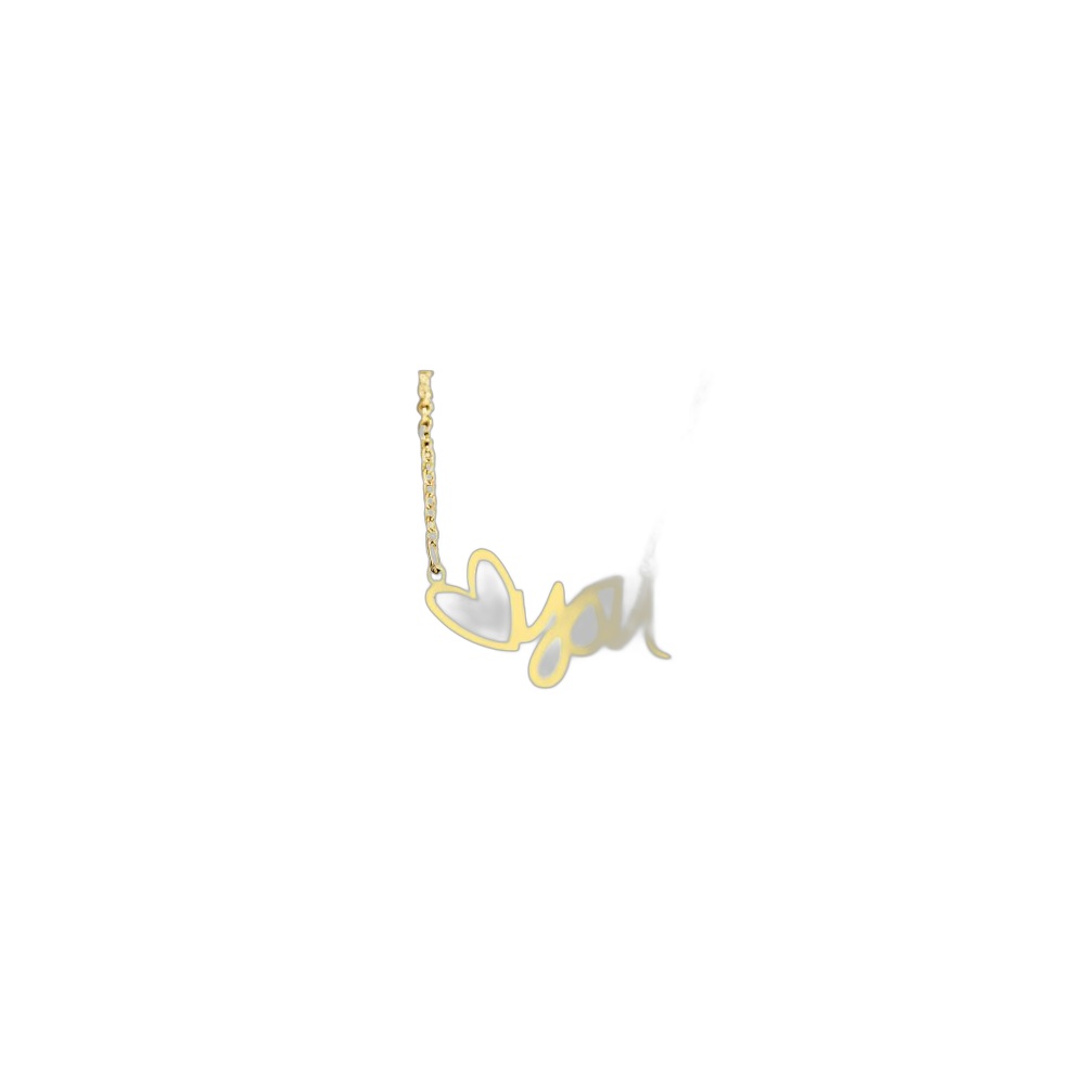 Colar Feminino Inox Dourado 20353