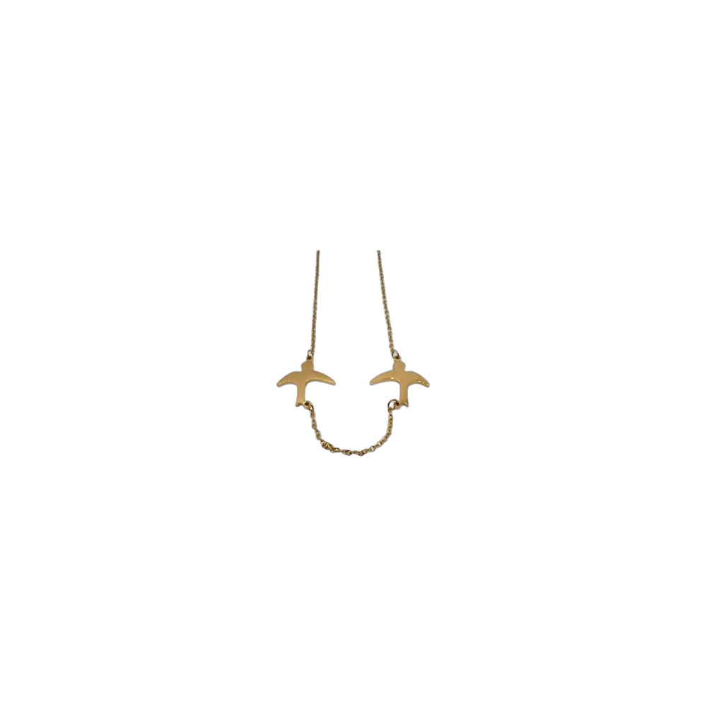 Colar Feminino Inox Dourado 20380