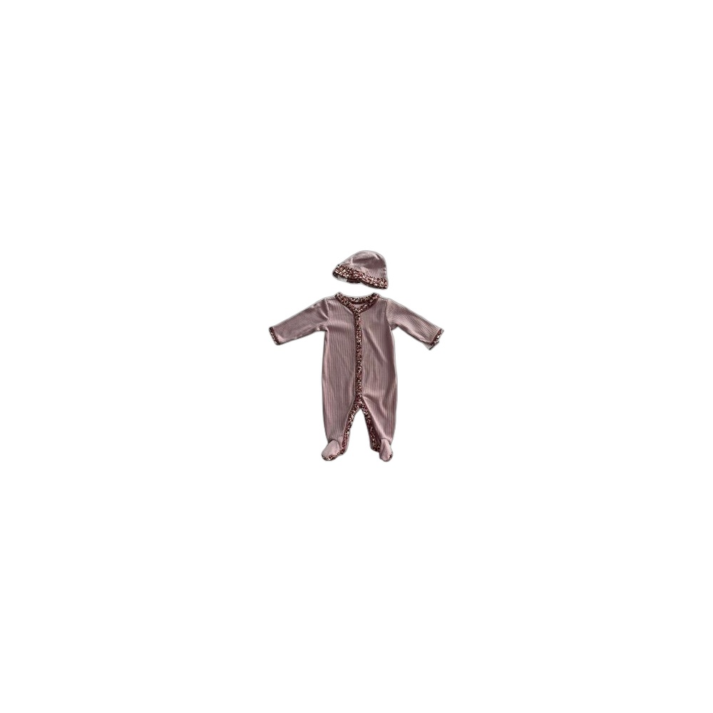 Babygrow Infantil Com Gorro Carters 3 Meses, Lilas
