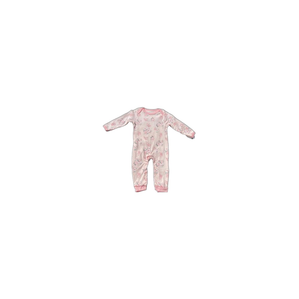 Babygrow Infantil Duck Duck 6 A 9 Meses, Coral