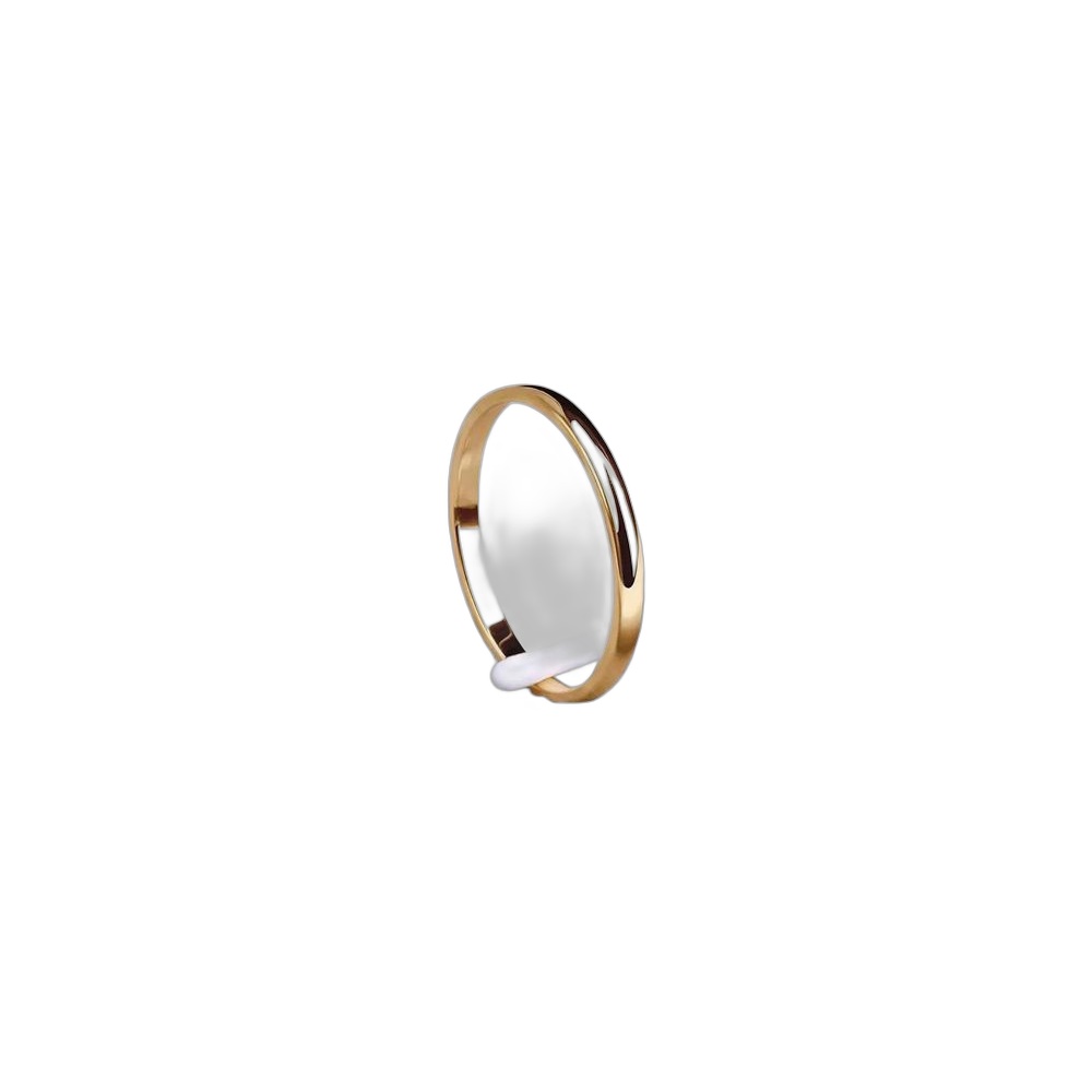 Alianças De Aço Inoxidável 29115 Gold, Tamanho Variável