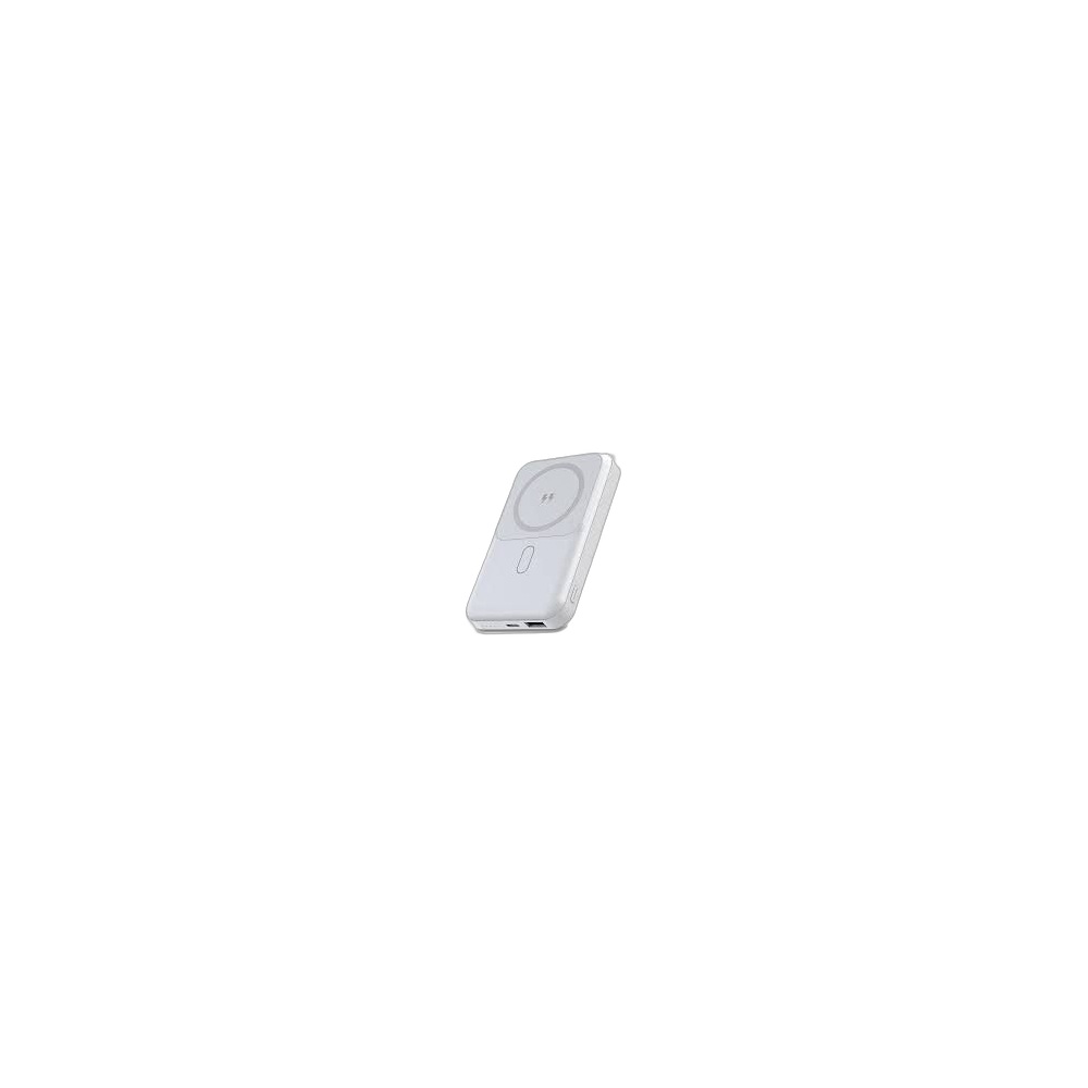 Power Bank Choetech 5000Mah Magnético Ultrafino Super Fino, Branco