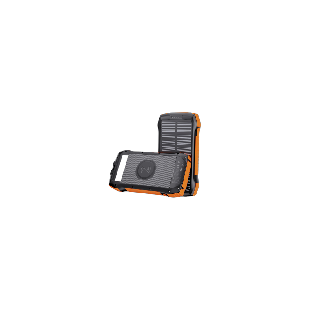 Power Bank Choetech 2000Mah Solar, Preto E Laranja