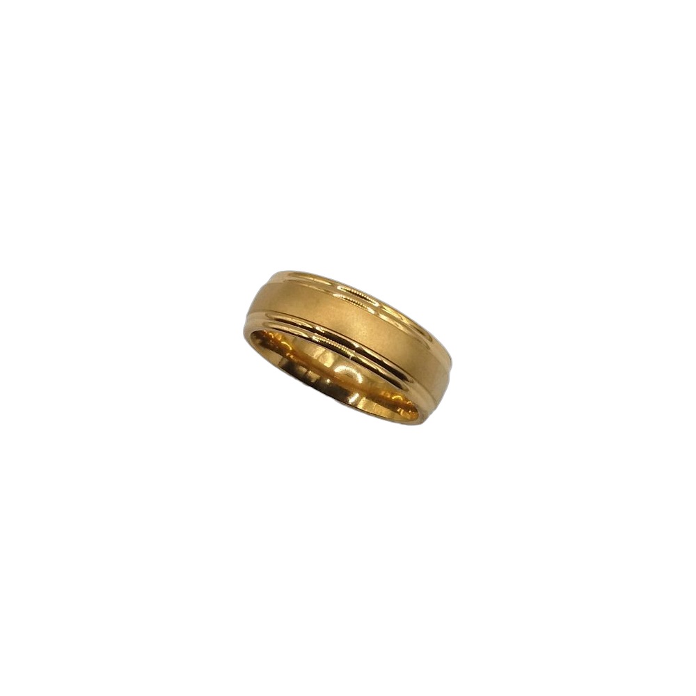 Alianças De Aço Inoxidável 11923 Gold, Tamanho Variável