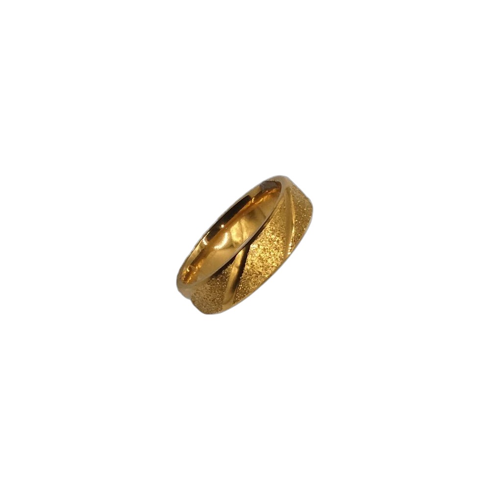 Alianças De Aço Inoxidável 29205 Gold, Tamanho Variável