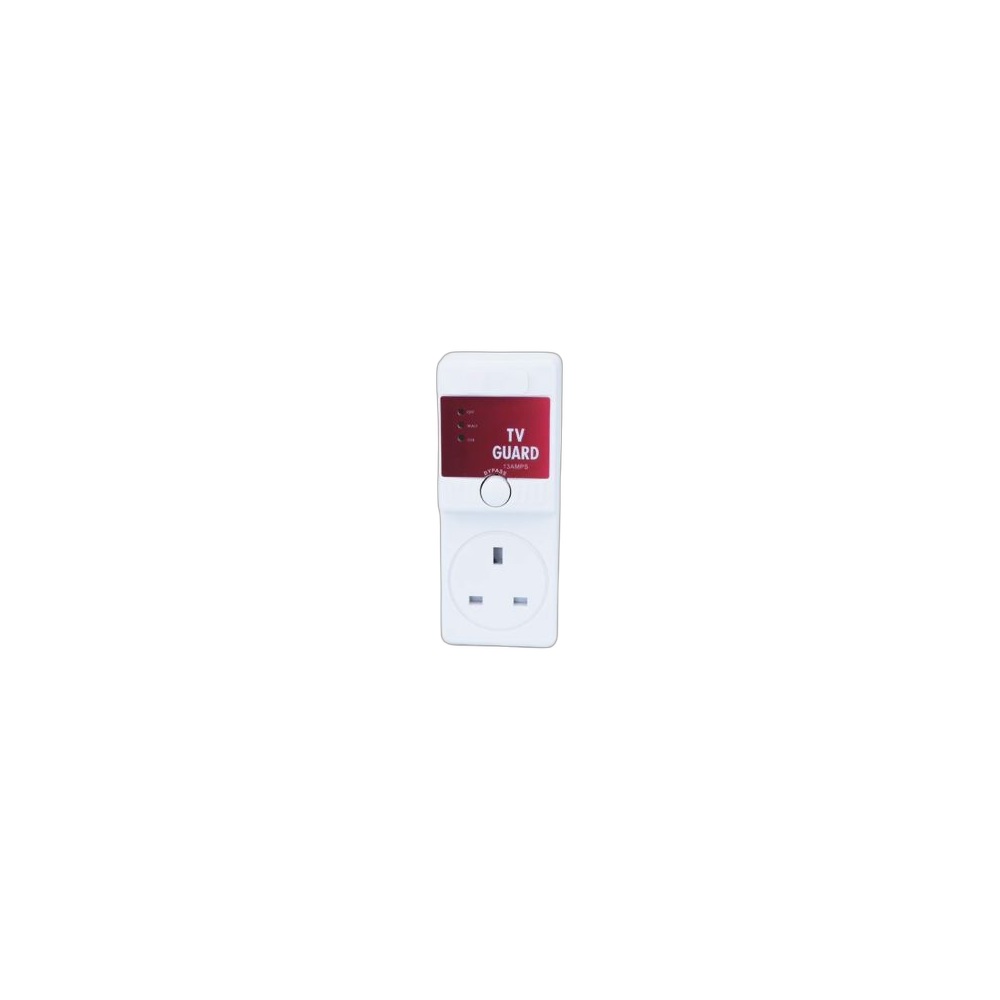 Protetor De Tensão Voltholder Tv Guard 3 Pinos Vermelho, 13A
