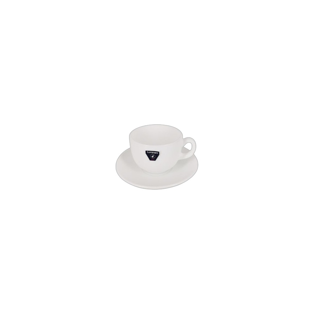Chavenas Chá Com Pires Essence White Luminarc, 6 un