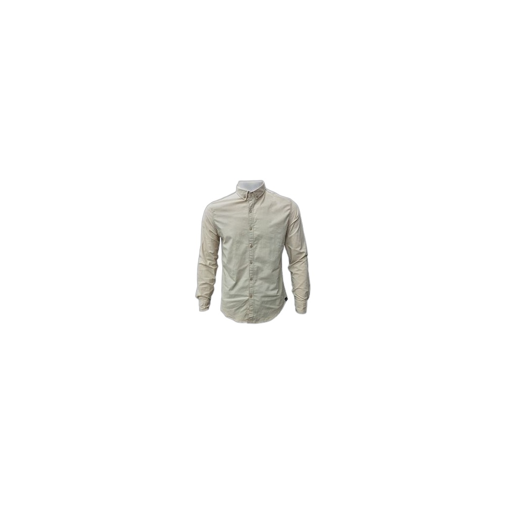 Camisa Casual Aiiz, Creme