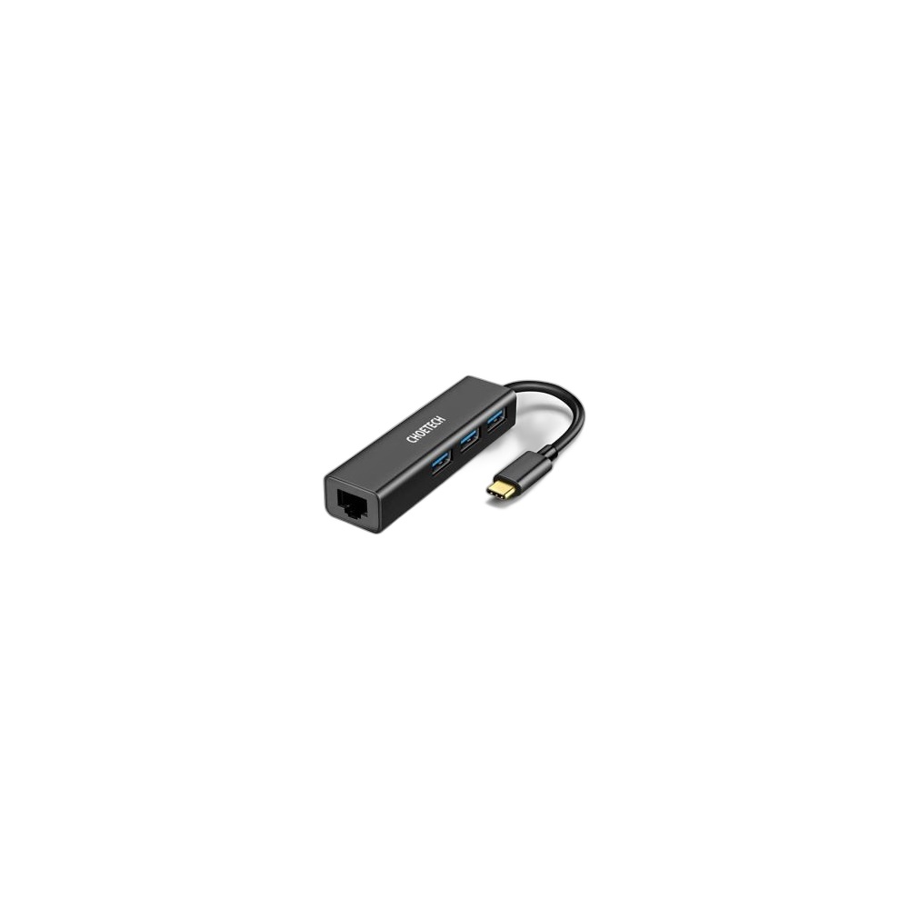 Choetech Usb C Para Rj45 Adaptador De 2,5 Gbps, Preto