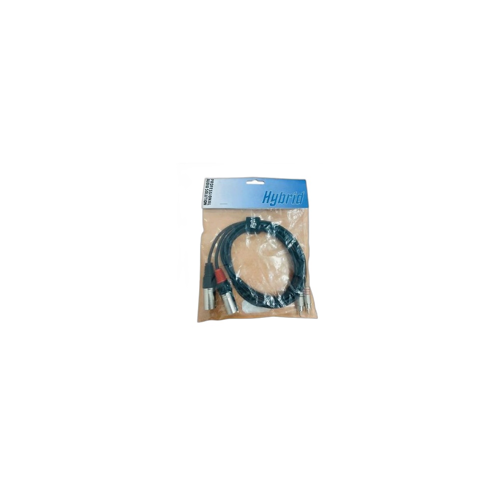 Cabo De Sinal Para Som Dual Xlr Macho Rca, 3M