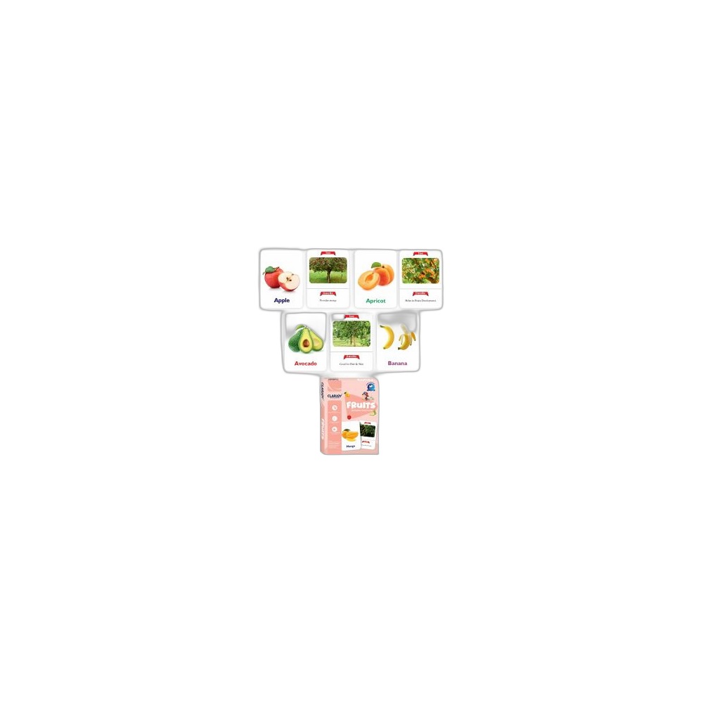Cartões Educativos De Frutas Doms Clapjoy