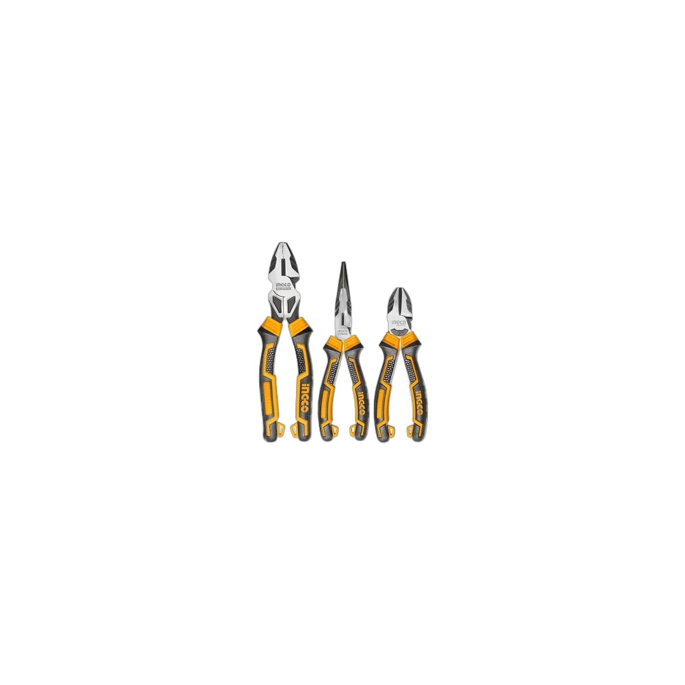 Conjunto De Alicates Ingco Hkhlps2832, 3 Peças