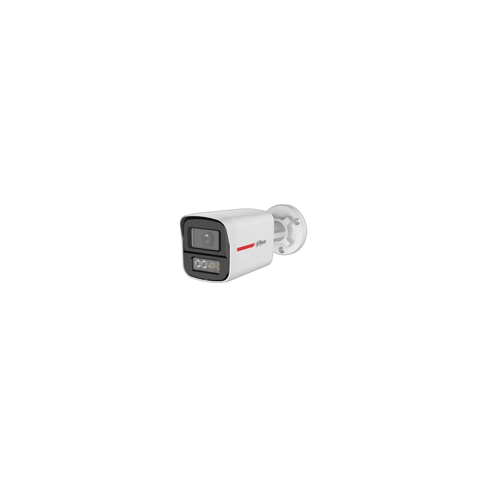 Câmera Analógica 2Mp Dahua Colorido Microfone Embutido Áudio Exterior Hdcvi, Branco