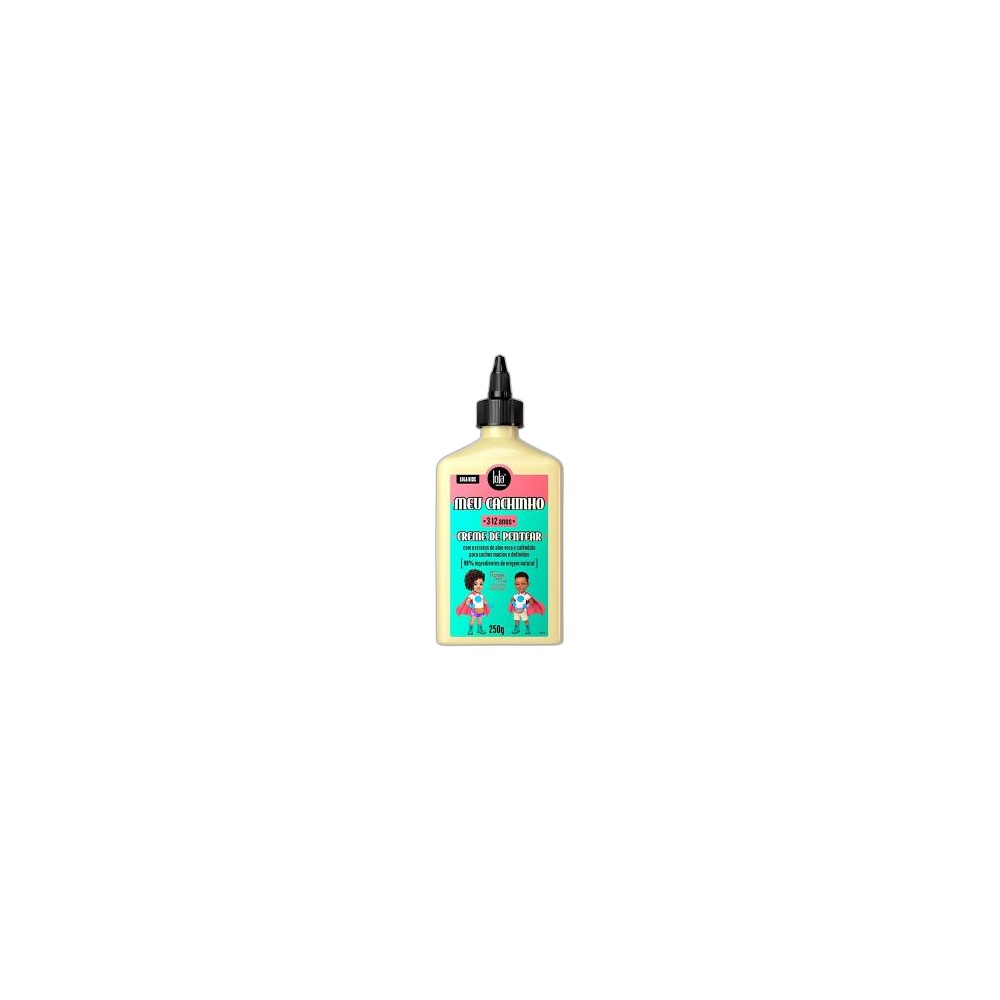 Creme De Pentear Infantil Lola Cosmetics 3 - 12 Anos Extratos De Aloe Vera E Calêndula, 250g