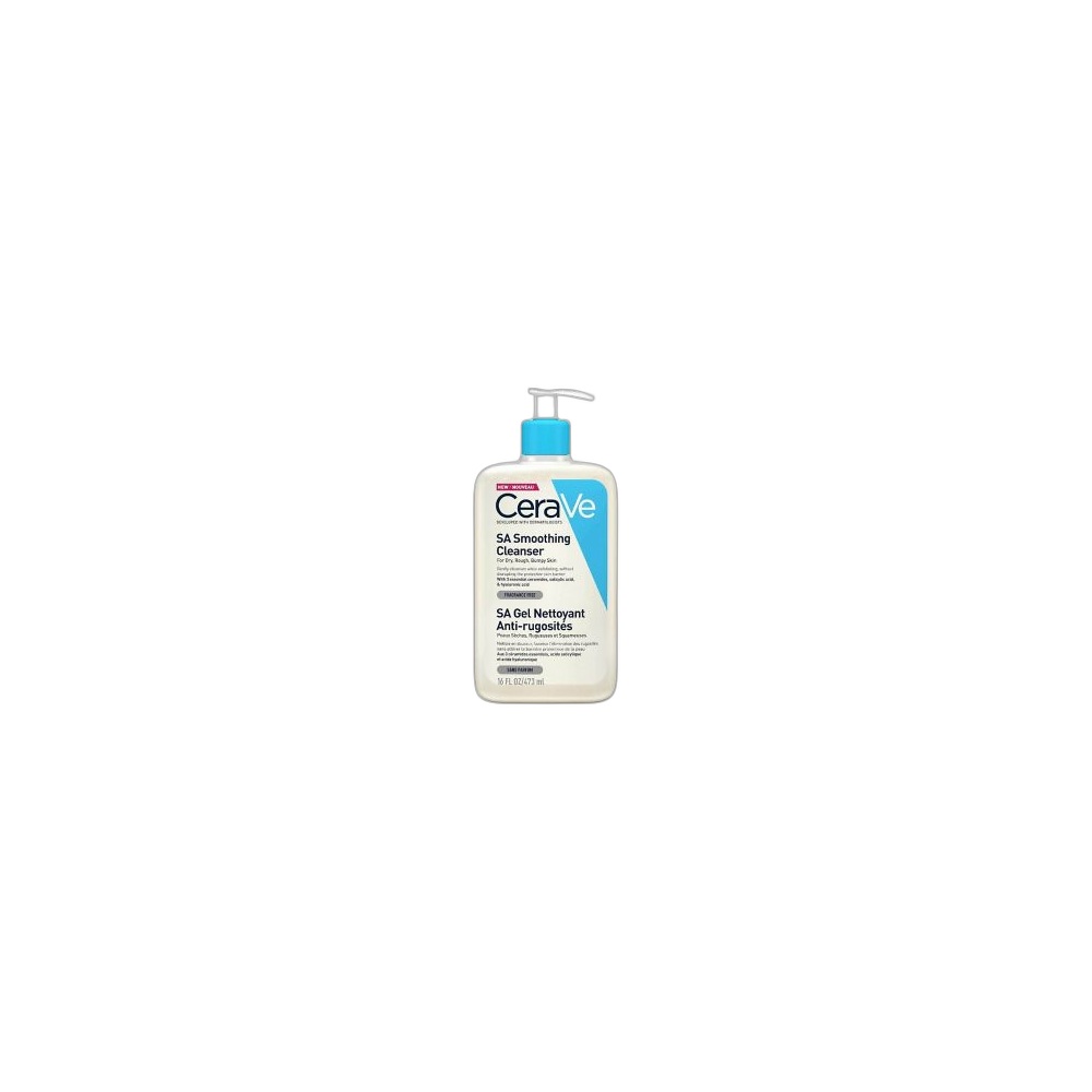 Gel De Limpeza Sa Smoothing Cerave Para Pele Seca, Áspera E Irregular, 473ml