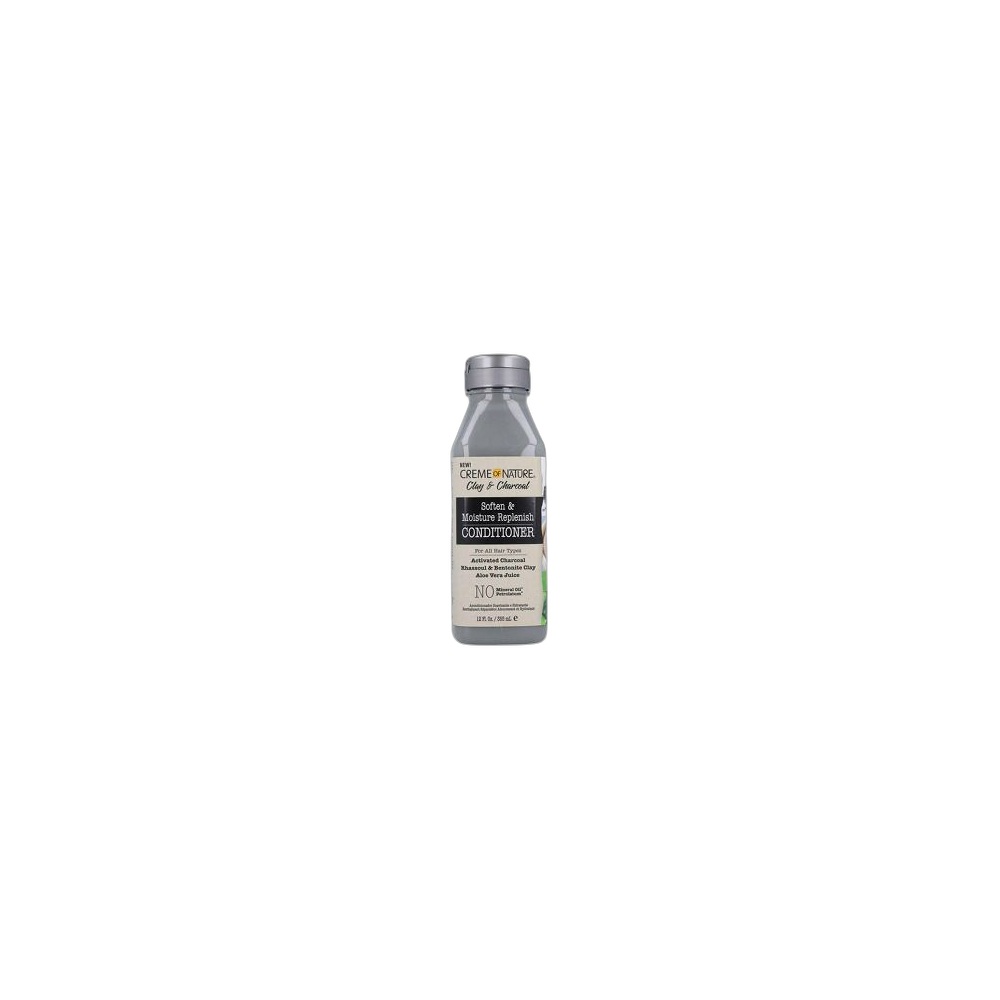 Condicionador Creme Of Nature Argila E Carvão Amaciante E Hidratante, 355ml