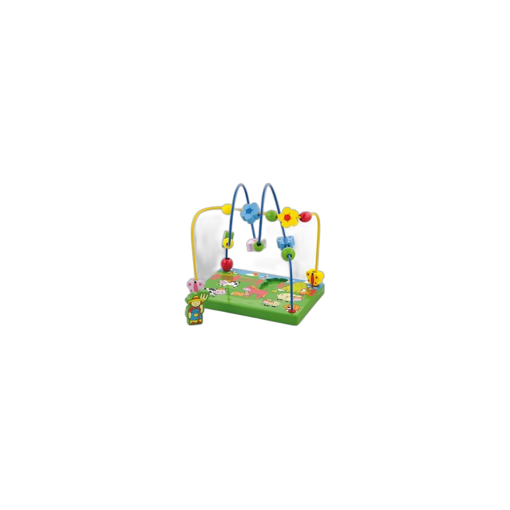 Brinquedo Educativo Viga Wire Beads, Multicolor
