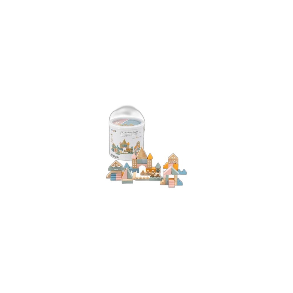 Blocos De Montar Polarb City, 50 Pcs