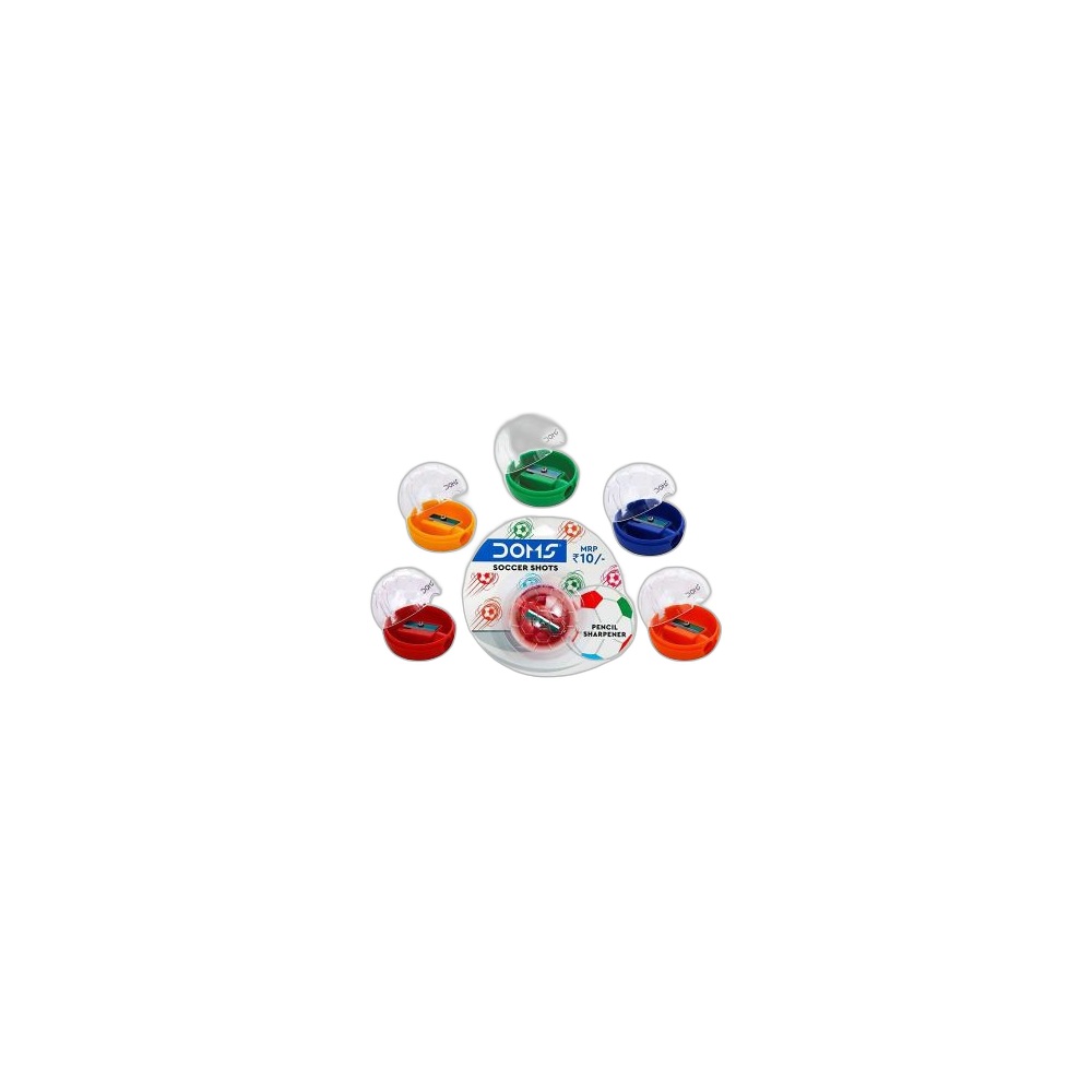 Afiador Doms Soccer Shot Blister Pack, Cores Sortidas