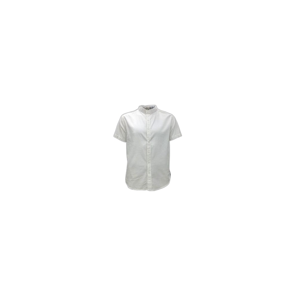 Camisa De Mangas Curtas Aiiz Linho, Branca