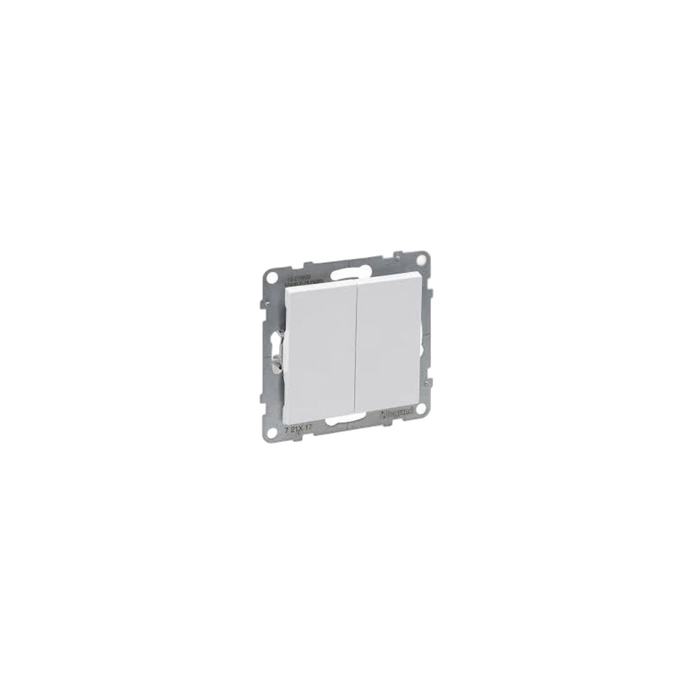 Comutador Duplo Legrand, Branco