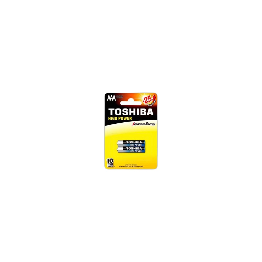 Alcalina Toshiba High Power Aa, 2 Unidades